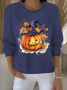Women's Autumn and Winter Festive Patterned Pullover Tops