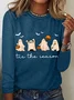 Women's Tis The Season Halloween Long Sleeve T-Shirt