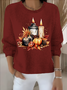 Women's Autumn and Winter Festive Patterned Pullover Tops