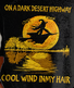 Women's Retro On A Dark Desert Highway Cool Wind In My Hair Print Shirt