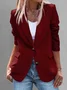 Women's Casual Spring And Autumn Lapel Suit Jacket
