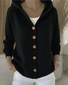 Women Casual Plain Hoodie Long Sleeve Cardigan