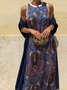 Women's Printing Geometric Daily Going Out Two-Piece Set Color1 Casual Spring/Fall Coat With Skirt Celebrity-style Cape And Skirt Two-piece Set
