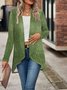 Women's Elegant Lightweight Cardigan Velvet Long Sleeve Jacket