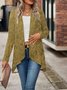 Women's Elegant Lightweight Cardigan Velvet Long Sleeve Jacket