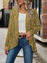 Women's Elegant Lightweight Cardigan Velvet Long Sleeve Jacket
