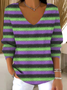 V Neck Casual Sweater
