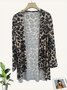 Women's Elegant Lightweight Cardigan Vintage Print Long Sleeve Jacket