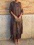 Women's Printing Geometric Daily Going Out Two-Piece Set Color1 Casual Spring/Fall Coat With Skirt Celebrity-style Cape And Skirt Two-piece Set