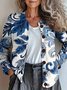 Peasant Loose Crew Neck Knitted Cardigan