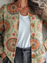 Peasant Geometric Knitted Cardigan