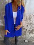 Buckle Basic Plain Hot Selling Casual Hooded Solid Color Three-piece Single-breasted Patchwork Jacket