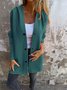 Buckle Basic Plain Hot Selling Casual Hooded Solid Color Three-piece Single-breasted Patchwork Jacket