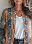 Knitted Loose Peasant Cardigan