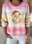 Crew Neck Casual Sweater