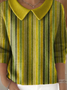 Imitation Cashmere Shawl Collar Vintage Sweater