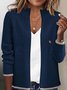 Women's Elegant Knitted Cardigan Jacket Long Sleeve Casual Zipper Sweater