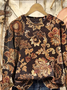 Casual Crew Neck Sweatshirt