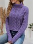 Casual Regular Fit Plain Sweater