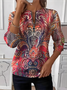 Loose Casual Imitation Cashmere Geometric Sweater