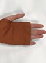 Women's Long Sleeve T-shirt Spring/Fall Wine Red Plain Split Joint Crew Neck Daily Going Out Vintage Top