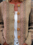 Peasant Knitted Gradient Pattern Cardigan