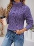 Casual Regular Fit Plain Sweater