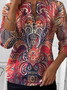 Loose Casual Imitation Cashmere Geometric Sweater