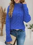 Casual Regular Fit Plain Sweater