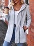 Stand Collar Casual Split Joint Jacket