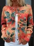 Crew Neck Vintage Knitted Festival Cardigan