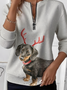 Casual Loose Imitation Cashmere Sweater