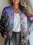 Loose Knitted Crew Neck Vintage Cardigan