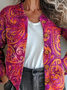Loose Knitted Crew Neck Vintage Cardigan