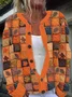 Knitted Casual Crew Neck Loose Cardigan