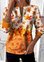 Stand Collar Regular Fit Casual Halloween Sweatshirt