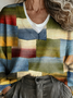 V Neck Casual Sweater