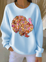 Regular Fit Casual Turkey Cotton Sweatshirt