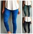 Plain Regular Fit Casual Leggings