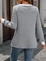 Casual Cotton Regular Fit Color Block T-Shirt