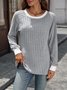 Casual Cotton Regular Fit Color Block T-Shirt
