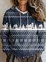 Hoodie Loose Christmas Ethnic Sweater