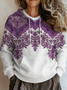 Loose Ethnic Ethnic Hoodie Sweater