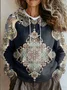 Hoodie Vintage Loose Ethnic Sweater
