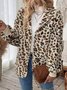 Regular Fit Cotton Polka Dots Casual Jacket