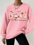 Women's Tis The Season Halloween Waffle sweatshirt