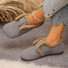 Plain Patent Leather Shallow Shoes