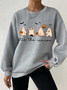 Women's Tis The Season Halloween Waffle sweatshirt