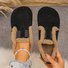 Plain Patent Leather Shallow Shoes