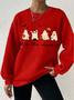 Women's Tis The Season Halloween Waffle sweatshirt